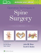 Operative Techniques in Spine Surgery